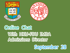 9/28 C Online Chat with HKU-FDU IMBA Admission Director