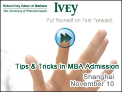 Shanghai (Nov 10) - Ivey MBA Admissions Tips & Tricks