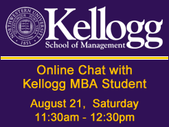 8/21-Kellogg MBA Student Online Chat