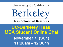 UC-Berkeley Haas MBA Student Online Chat