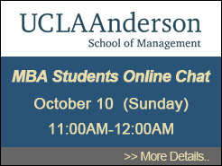 Oct 10, UCLA Anderson MBA Students Online Chat