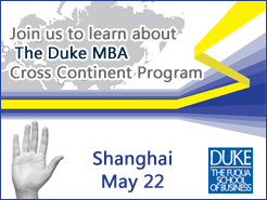Shanghai(5/22) - Duke CCMBA Coffee Chat
