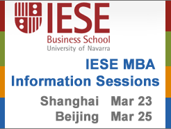 IESE MBA Information Sessions - Ϻ(3/23 3/24) (3/25)