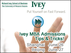 Shanghai(6/26) Beijing(6/27) - Ivey MBA Admissions Tips & Tricks!