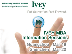 (3/19) (3/20) - IVEY MBA Information Sessions