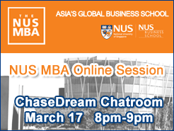 March 17 - The NUS MBA Online Chat